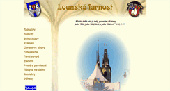 Desktop Screenshot of farnostlouny.com